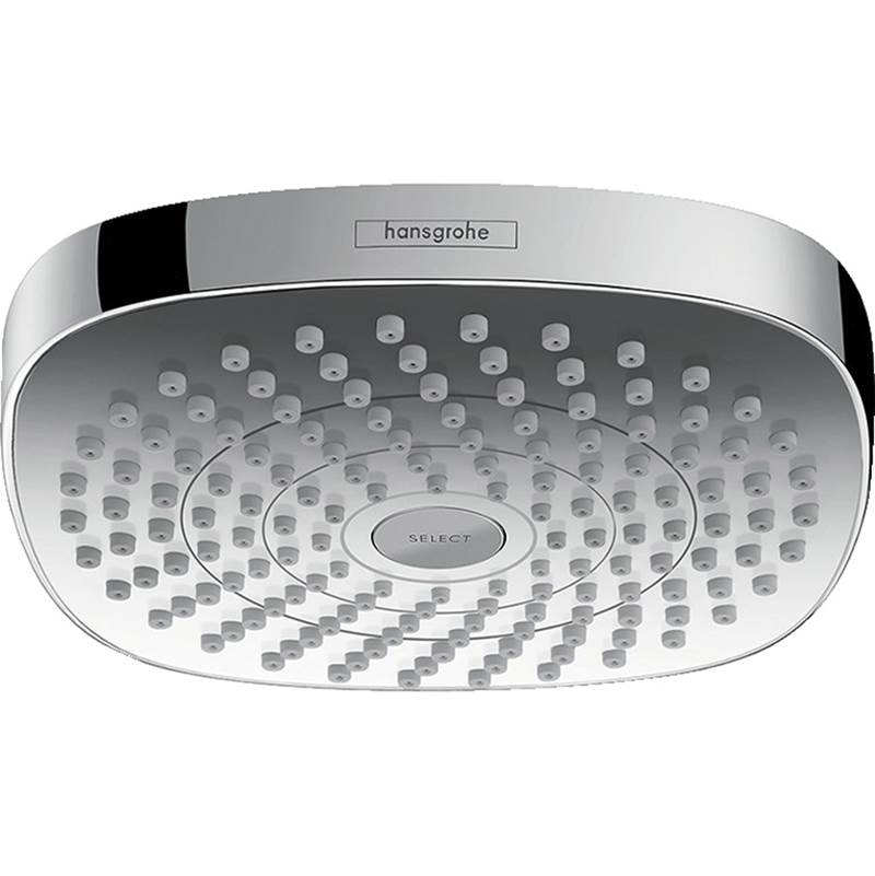 Hansgrohe Croma Select E Showerhead 180 2-Jet, 2.5 GPM  in Chrome