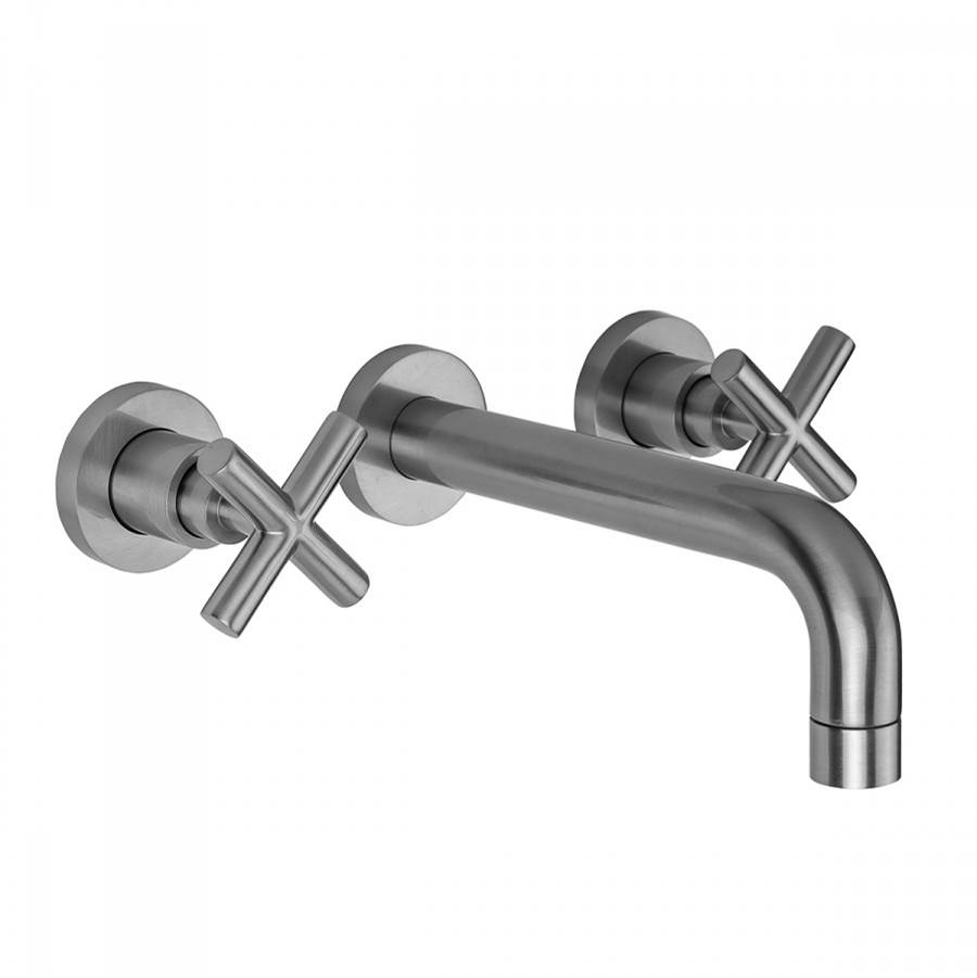 Jaclo Contempo Wall Faucet TRIM with Cross Handles- 0.5 GPM