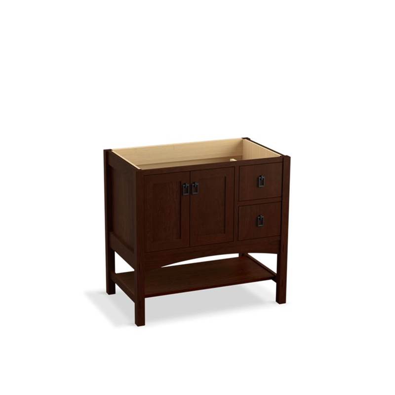 Kohler Marabou® 36'' bathroom vanity cabinet with 2 doors and 2 drawers on right