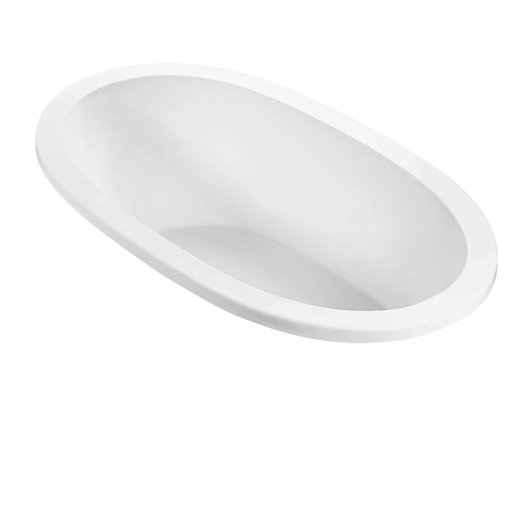 MTI Baths Adena 4 Dolomatte Drop In Air Bath - White (72.5X36.375)