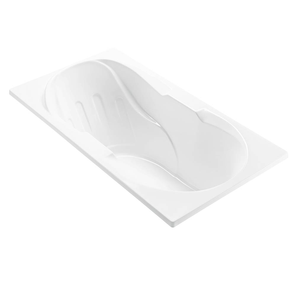 MTI Baths Reflection 2 Acrylic Cxl Drop In Air Bath Elite/Microbubbles - White (65.75X35.75)