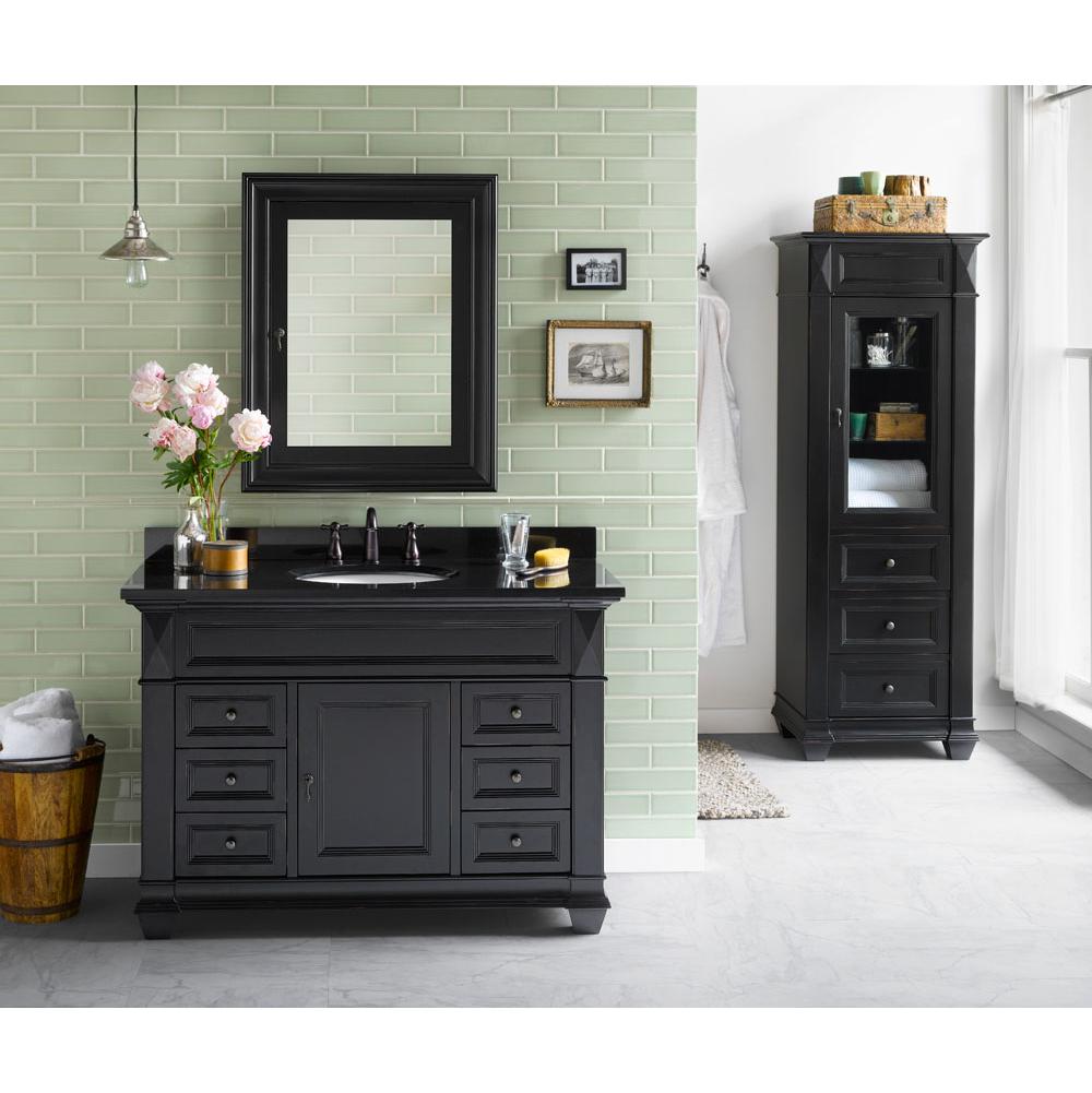 Springs Kitchen Bath Showroom, Black Vanity Bathroom Ideas
