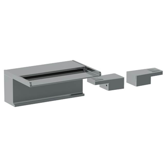 Watermark Deck Mounted 3 Hole Bath Set With Waterfall Spout